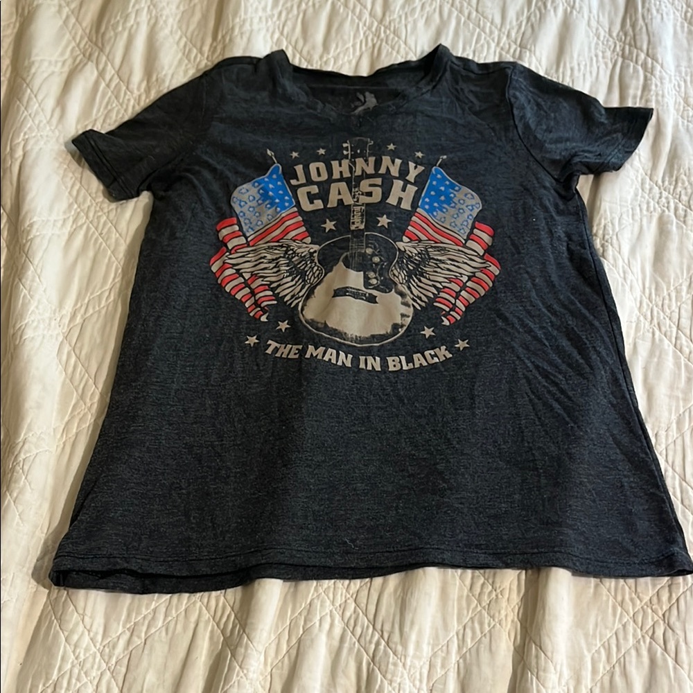 Zion Rootswear Black Johnny Cash Tee